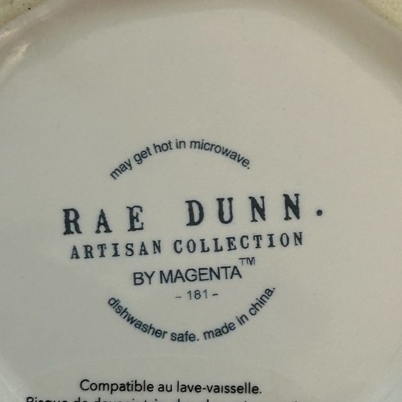 RAE DUNN two sided TRICK TREAT coffee beverage mug cup with orange inside. - Picture 5 of 7